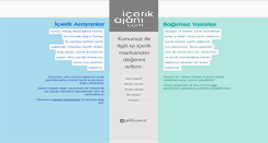 Desktop Screenshot of icerikajani.com
